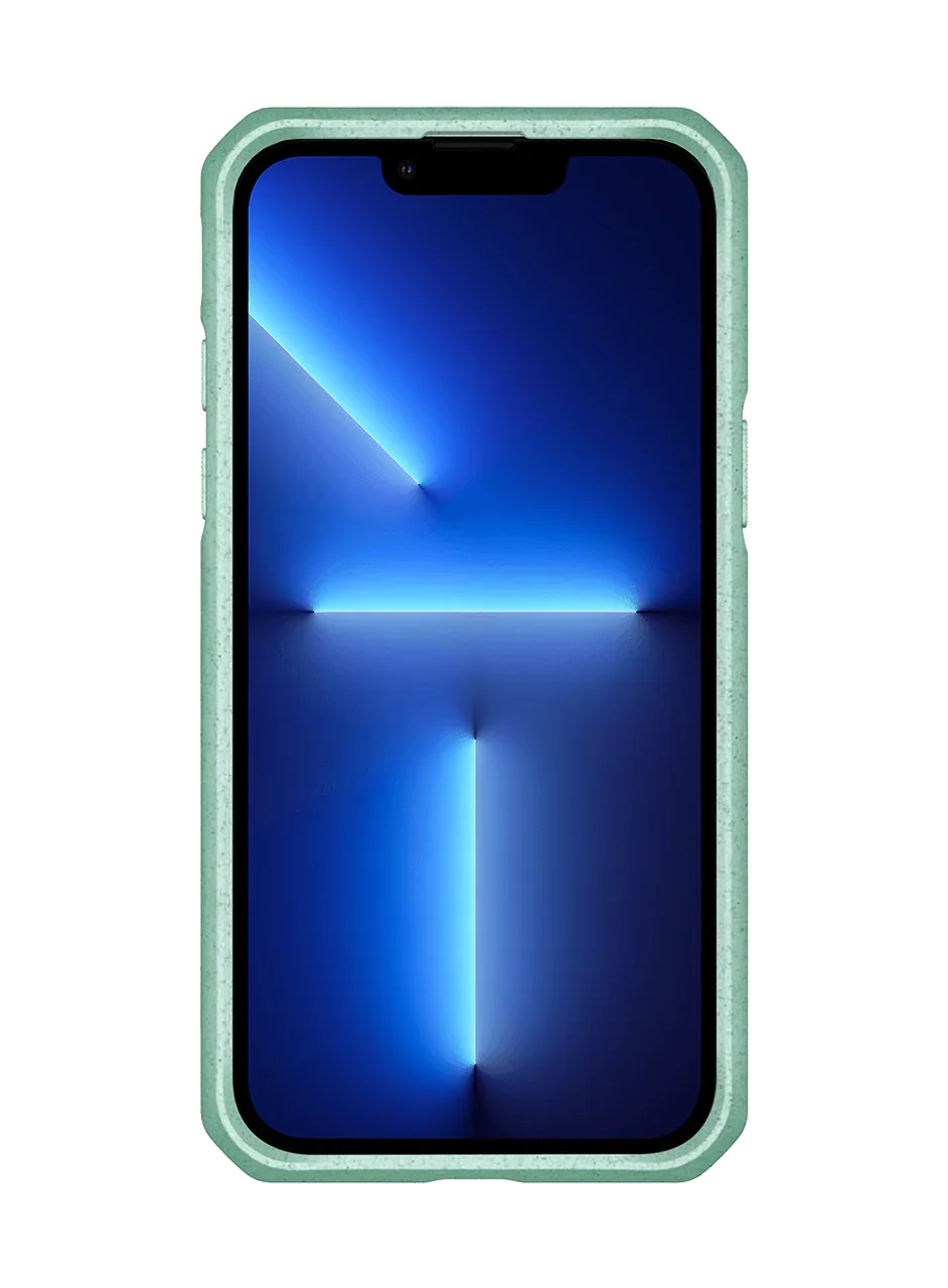 Itskins Feroniabio Terra iPhone 13 Pro Cover - Light Green - Tashqila Itskins Feroniabio Terra iPhone 13 Pro Cover - Light Green - Tashqila